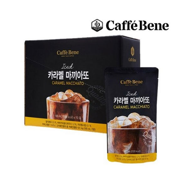 [묶음세일] 카페베네 카라멜 마끼아또 190mlX10개입 CaffeBene Carmel Macchiato 190mlX10