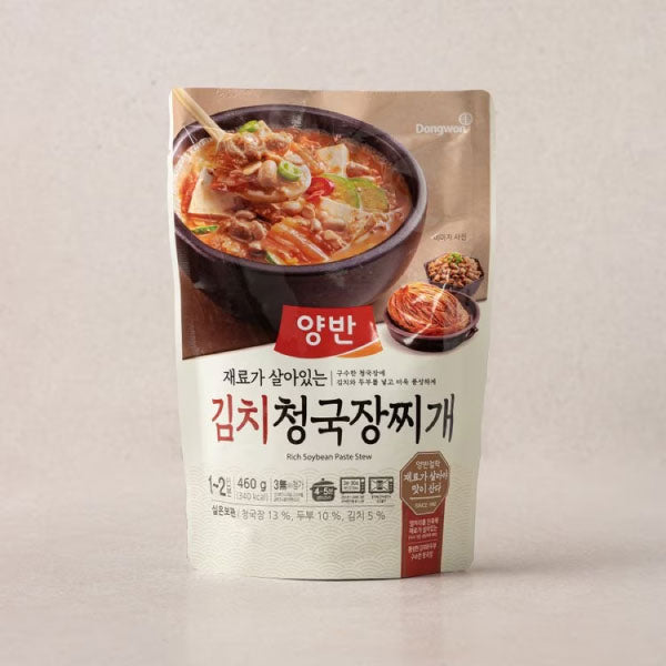 동원 양반 김치 청국장찌개 460g DW Kimchi Soybean Stew 460g