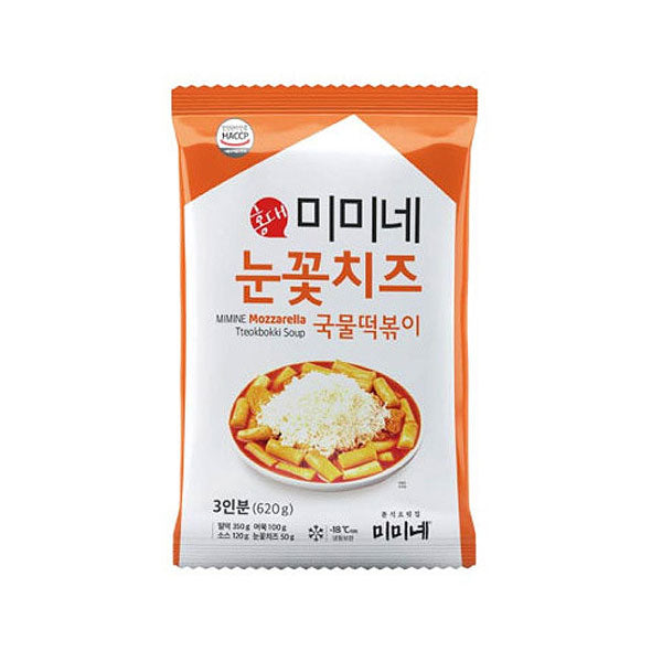 미미네 눈꽃치즈 국물떡볶이 620g Mimine Mozzarell Tteokbokki Soup 620g