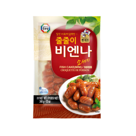 왕 줄줄이 비엔나 340g Wang Fishcake sausage 340g