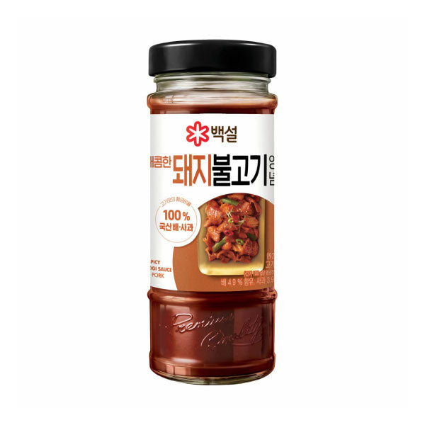 [세일] CJ 백설 매콤한 돼지불고기 양념 500g CJ Spicy Bulgogi Marinade 500g