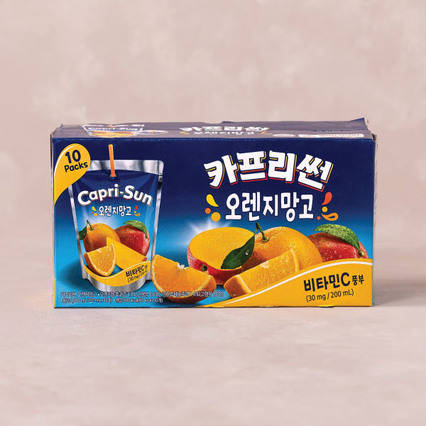 농심 카프리썬 오렌지&망고 200m*10 NS Capri Sun Orange Mango 200ml*10