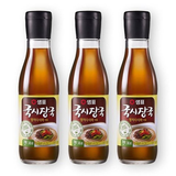 [묶음세일] 샘표 국시장국 멸치 다시마 345ml*3병 SP Wheat Noodle Anchovy Soup Sauce345ml*3