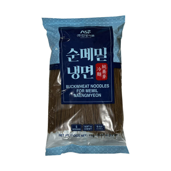 안성 순메밀 냉면 (소스없음) 1kg Ansung Buckwheat Noodle 1kg