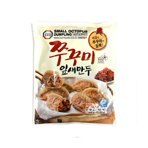 수라상 쭈꾸미 잎새만두 600g SRS Small Octopus Dumpling 600g