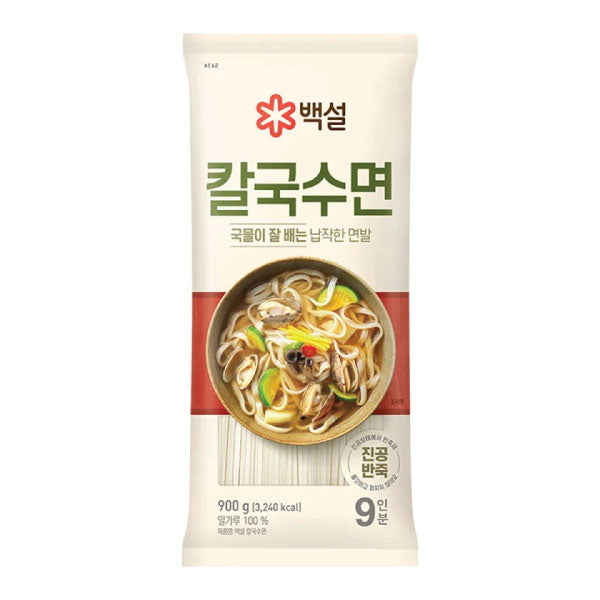 CJ 백설 제일 칼국수면 900g CJ Korean Style NDL for Soup 900g