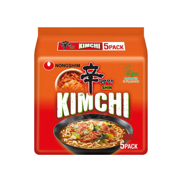 농심 신라면 김치 멀티팩 120g*5 NS Shin Ramyun Kimchi (Multi) 120g*5