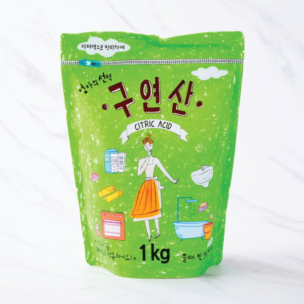 애경 엄마의선택 100% 구연산 1kg Citric Acid Powder 1kg