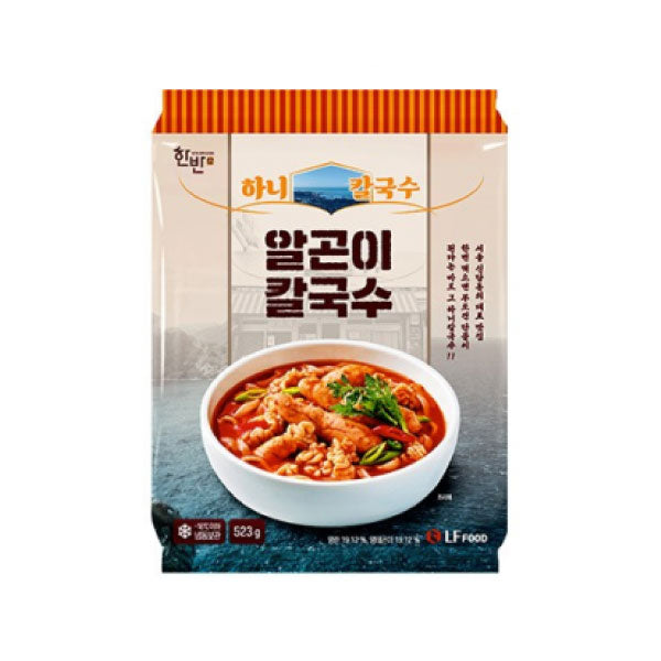 LF FOOD 하니칼국수 알곤이 칼국수 523g LFF Cod Roe Noodle Soup 523g