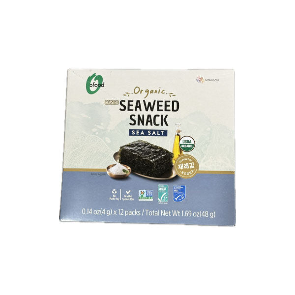 정원 오푸드 올리브유씨솔트 재래김 4g*12 CJW O Food Olive Seed Oil Salt Roasted Laver 4g*12 청