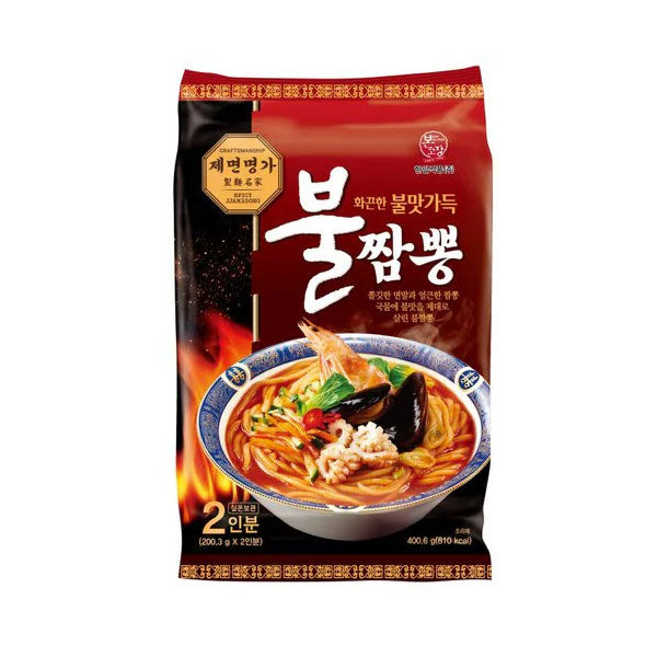 한일 본고장 불짬뽕 400.6g BGJ Spicy Seafood Noodle 400.6g