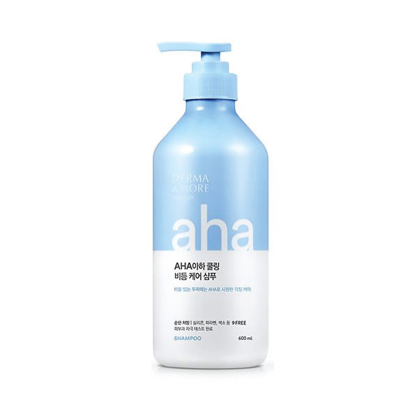 애경 더마앤모어 아하쿨링 비듬케어 샴푸 600ml Derma&More AHA Cooling Shampoo 600ml