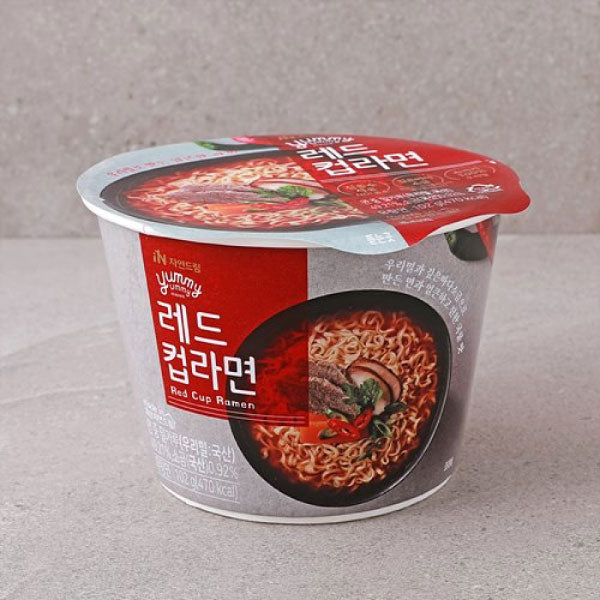 [세일][컵라면] 자연드림 야미야미 김치 컵라면 [매운맛] 102g NDM Red Cup Ramen [Spicy] 102g