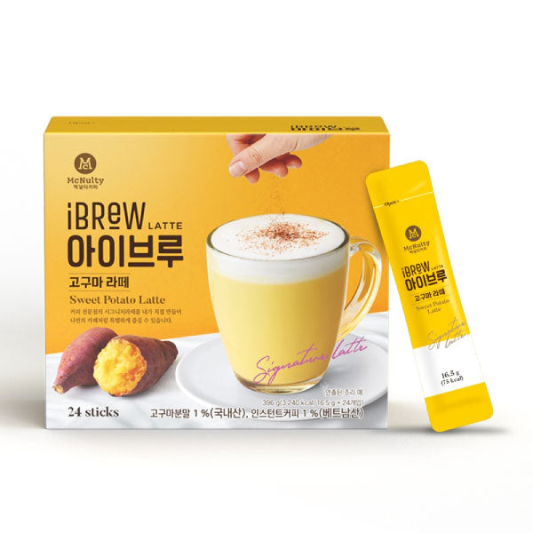 맥널티 브니 고구마라떼 스틱 24개입 MCT Sweet Potato Latte Stick 24p