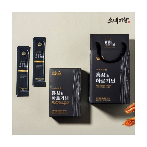 해인 소백지향 홍삼 & 아르기닌 15g*30 HI Red Ginseng & Arginine 15g*30
