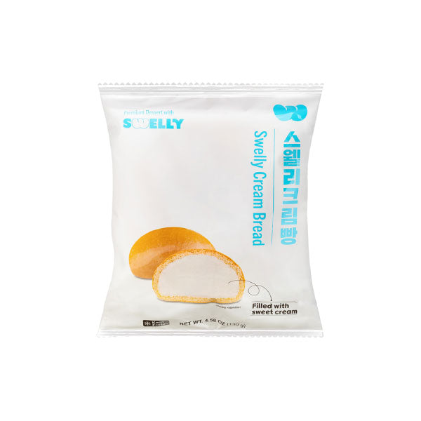 [2월세일] 스웰리 우유 크림빵 128g Swelly Milk Cream Bread 128g