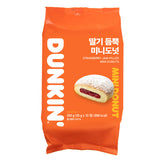 삼립 던킨 딸기듬뿍 미니도넛 250g SPC DK Strawberry Jam Filled Mini Donuts 250g