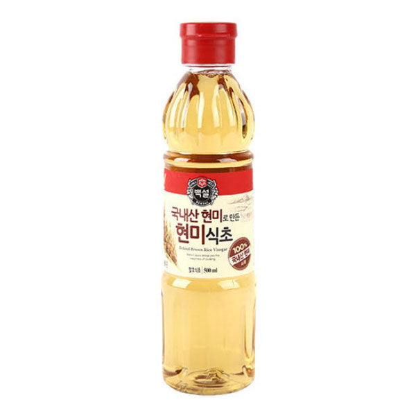 CJ 백설 현미식초 500ml CJ Beksul Brown Rice Vinegar 500ml