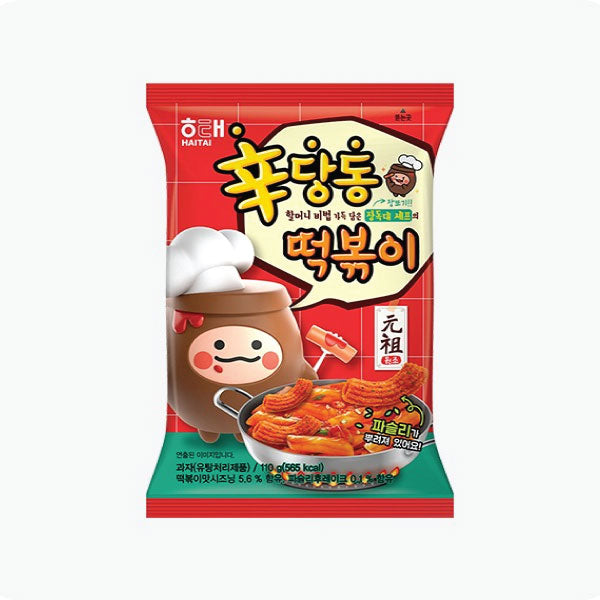 [세일] 해태 신당동떡볶이 중 110g HT Fried Spicy Snack 110g