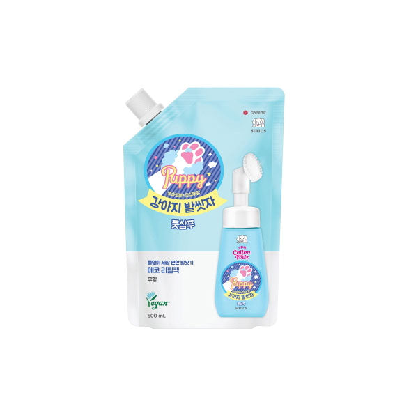 [금토일] LG생활건강 시리우스 강아지 발씻자 풋샴푸 [리필] 500ml