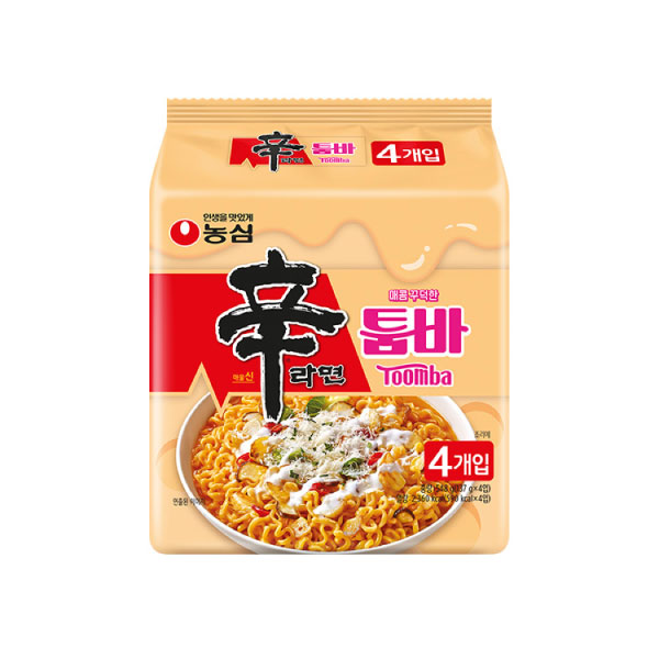 [세일] 농심 신라면 툼바 멀티 NS Shinramyun Toomba 137g*4