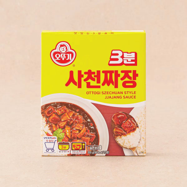 오뚜기 삼분 사천짜장 200g OTG 3 Min Hot&Spicy Black Bean Sauce 200g