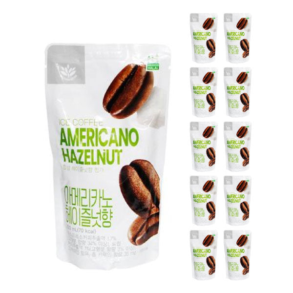 [묶음세일] 발란스그로우 헤이즐넛 아메리카노 230mlX10 BLG Hazelnut Americano 230mlX10