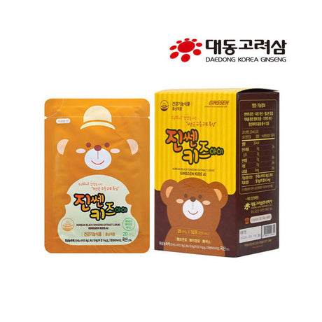 [주간세일] 대동고려삼 진쎈 키즈아이 20ml*30포 DDK Premium Korea Red Ginseng Kids 20ml*30