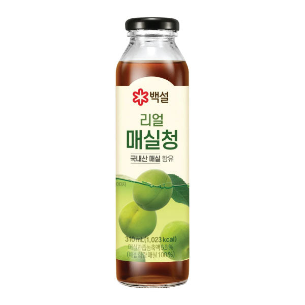 CJ 백설 리얼 매실청 310ml CJ Beksul Real Plum Extract 310ml