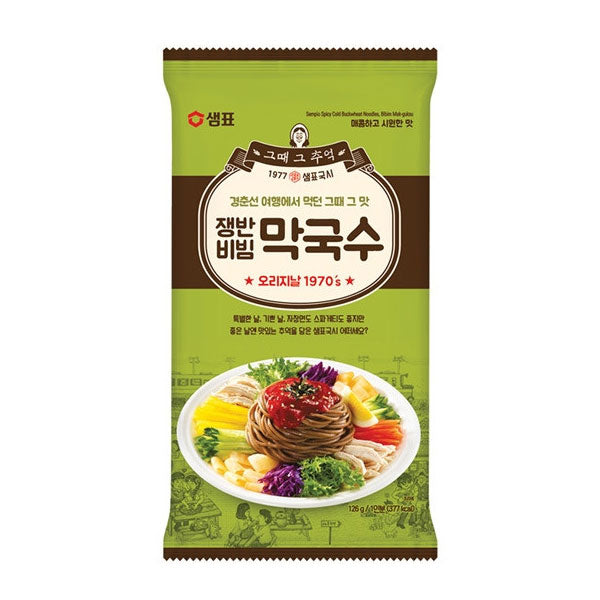 샘표 그때 그추억 쟁반비빔 막국수 141g SP Instant Buckwheat Noodle 141g