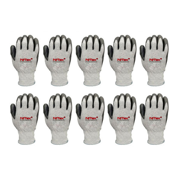 [묶음세일] 나이텍스 베임방지 장갑 X10개 A3 Cut Resistant Glove Tungsten Fiber (No Glass Fiber) X10P - 사이즈 2종