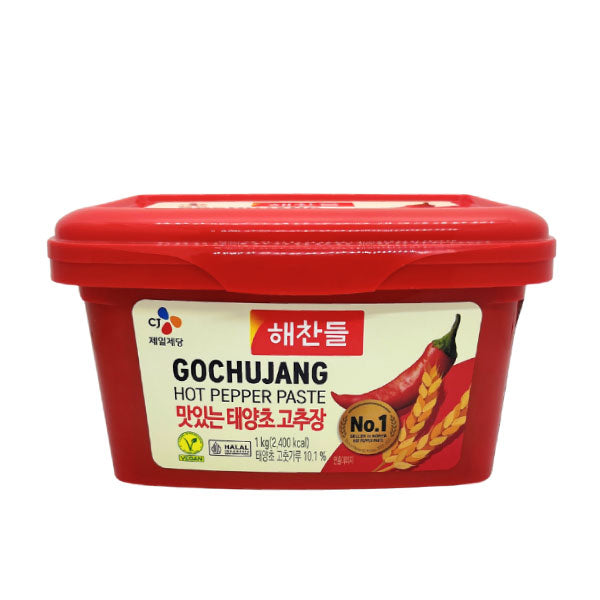 CJ 해찬들 맛있는 태양초 고추장 1kg Tasty Hot Pepper Paste 1kg