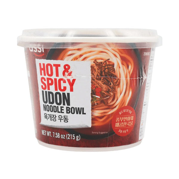 [3월세일][컵라면] 아씨 컵우동 [육개장맛] 215g Assi Udon Spicy Beef Soup  Flavour Cup 215g