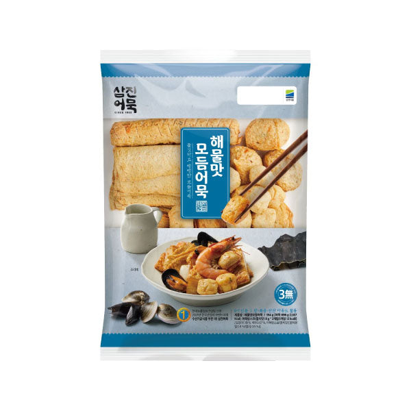 삼진 모듬어묵 [해물맛] 924g SJN Mixed Fish Cake [Seafood Flavour] 924g