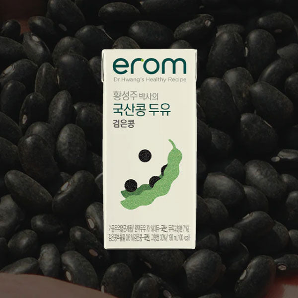 [세일] 이롬 황성주 두유 국산콩 [검은콩] 190ml*16 ERM Dr Hwang's Black Bean Soy Drink 190ml*16