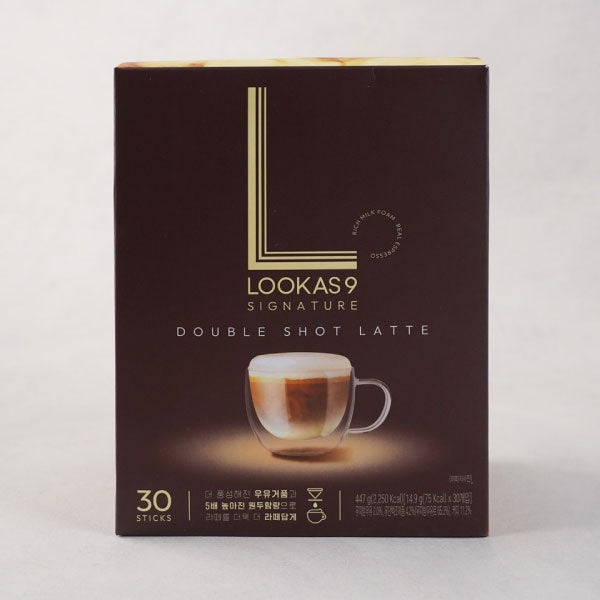 남양 루카스9 더블샷 라떼 커피믹스 30포 NY Lookas9 Doubleshot Latte Coffeemix 14.9g*30tb