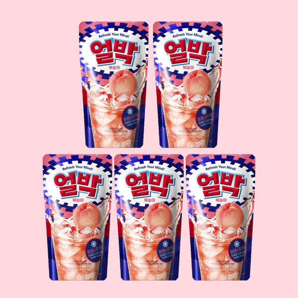 [묶음세일] 동아 얼박 박카스 복숭아 230ml*5팩 Iced Bacchus Peach 230ml*5