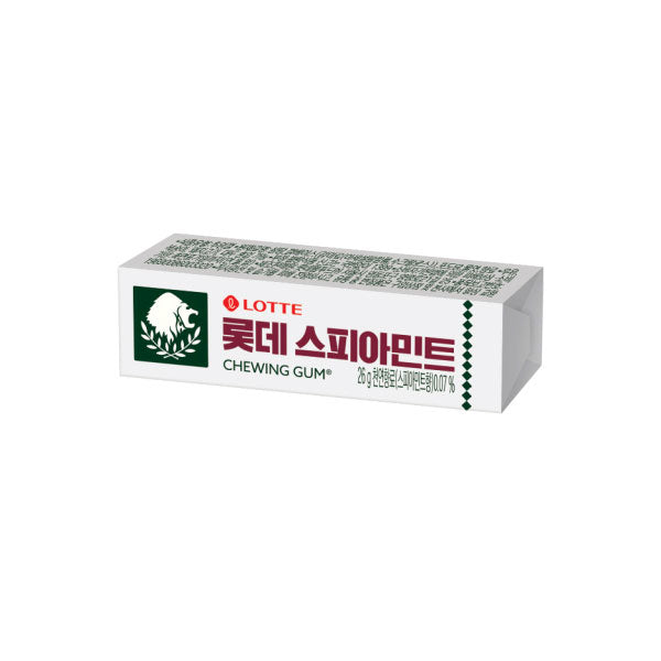 롯데 껌 스피아민트 27g LT Spear Mint Gum 27g