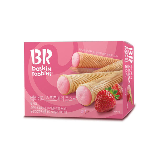 [세일] 배스킨라빈스31 베리베리 스트로베리 콘스낵 54g BSK Very Berry Strawberry Corn Snack 54g