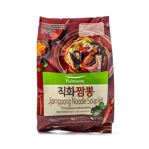 풀무원 직화짬뽕 362g PMO Jjamppong Noodle Soup Kit 362g