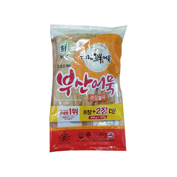 대림 부산어묵 사각 마당놀이 500g DLM Fried Fish Cake Square 500g