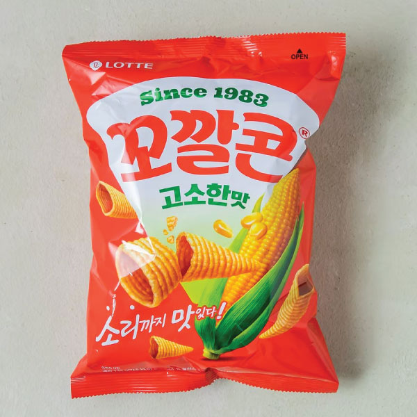 [3월세일] 롯데 꼬깔콘 고소한맛 134g LT Corn Snack Original 134g