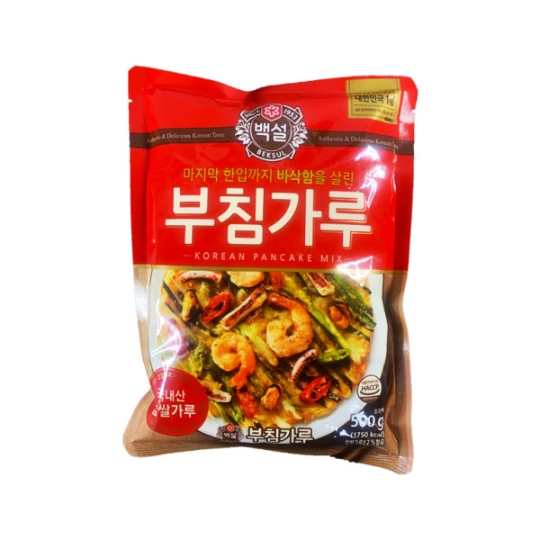 [세일] CJ 백설 부침가루 500g CJ Korean Pancake Mix 500g