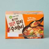 이가자연면 김치수제비 [봉지] 187g*6 IGA Kimchi Wheat Flake Soup 187g*6