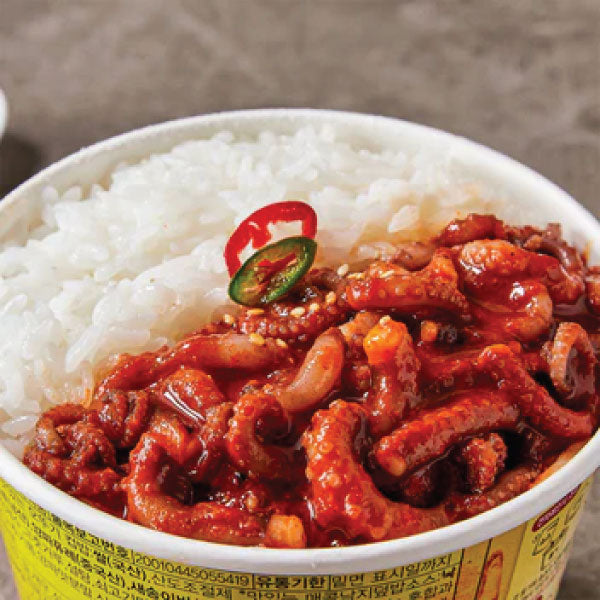 오뚜기 맛있는 매콤낙지 [컵밥] 280g OTG Cooked Rice Sweet & Spicy Octopus Sauce [Cup] 280g