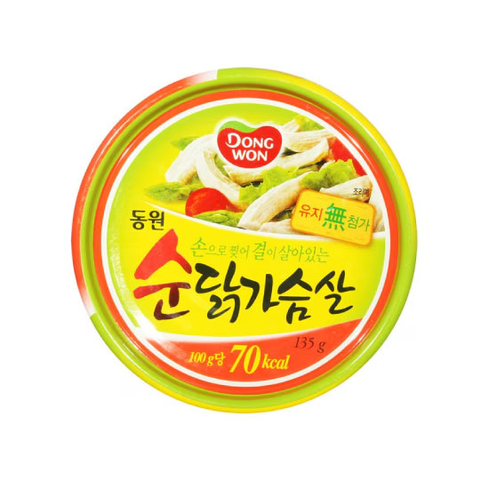 동원 닭가슴살 캔 135g DW Canned Chicken Breast 135g