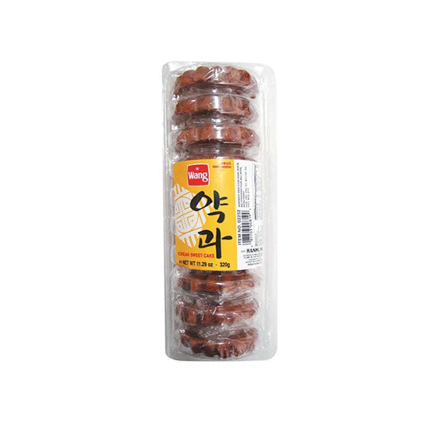 왕 찹쌀 약과 (원형케이스) 320g Wang Korean Sweet Cake 320g