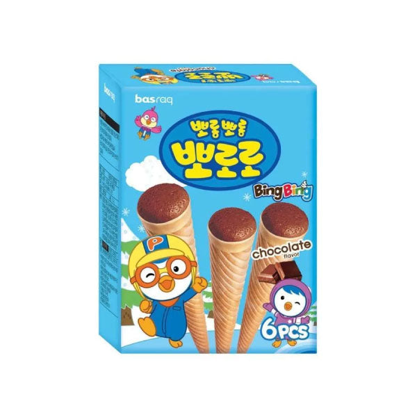 바스락 뽀로로 콘스낵 초코 54g Pororo Cone Snack Chocolate 54g