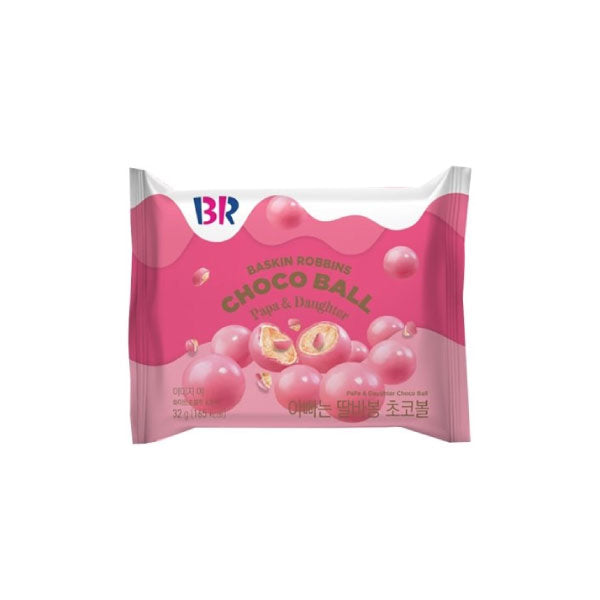 [세일] 배스킨라빈스31 베리베리스트로베리 초코볼 32g BSK Very Berry Strawberry Chocoball 32g