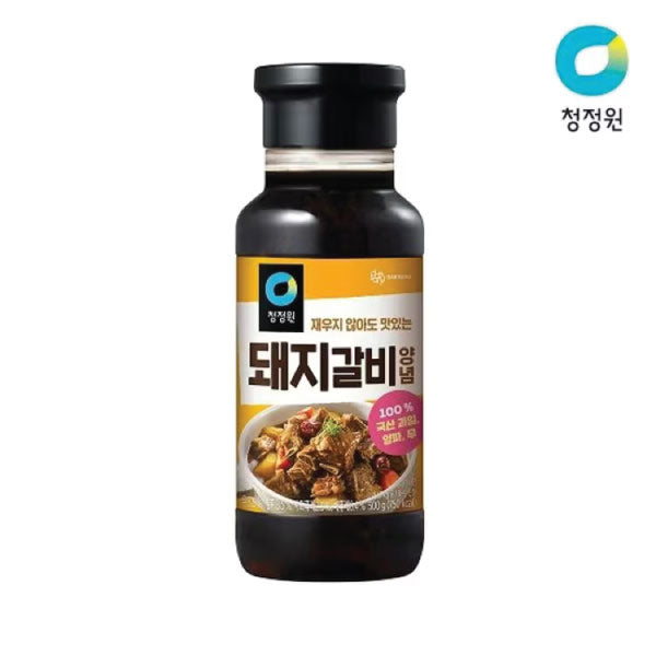 청정원 돼지갈비 양념 500g CJO Pork Rib Marinade 500g